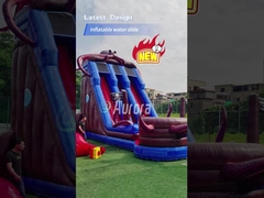 অক্টোপাস ইনফ্ল্যাটেবল ওয়াটার স্লাইড ছোট পুল ব্যাকয়ার্ড ইনফ্ল্যাটেবল ওয়াটার স্লাইড বিক্রয়ের জন্য