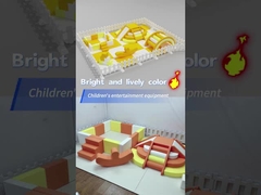 কমলা সস্তা নরম খেলার সরঞ্জাম নরম খেলার এলাকা বাচ্চাদের ইনডোর নরম খেলার সরঞ্জাম