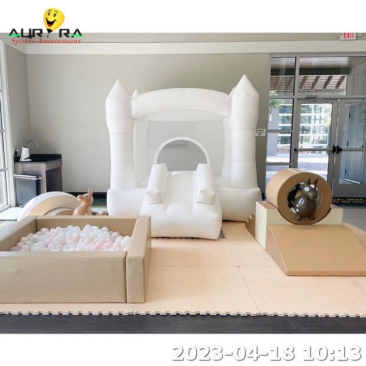 শিশু জিম ক্রিয়াকলাপ খেলার মাদুর ইনডোর সস্তা নরম খেলনা এবং বাউন্সার সঙ্গে বল পিট