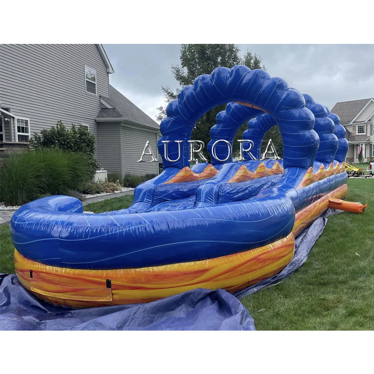 কারখানার দাম ইনফ্ল্যাটেবল লাভা স্লাইড এন'স্লাইড ওয়াটার স্লাইড পার্ক বাচ্চাদের জন্য প্রাপ্তবয়স্কদের জন্য