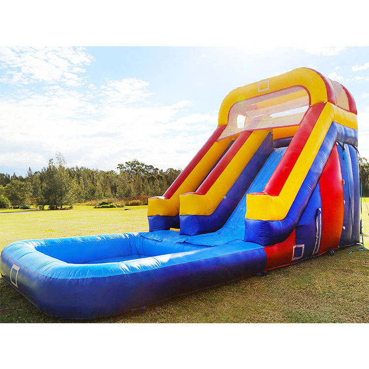 Inflatable খেলনা আনুষাঙ্গিক জল স্লাইড 22'H বেগুনি Crush Inflatable জল স্লাইড স্লাইড