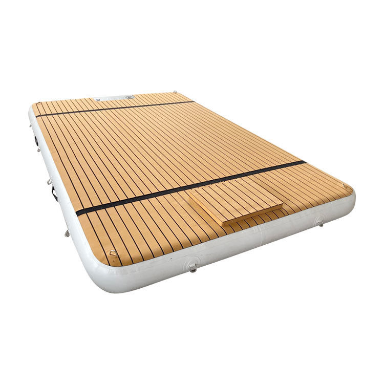 ওয়াটার আইল্যান্ড জেট স্কি ডক ম্যাট সি আকৃতির সাঁতার ডক লেকের জন্য