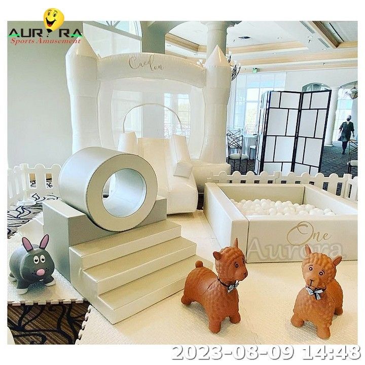 বহিরঙ্গন বল পিট শিশু নরম খেলার সেট এলাকা ইনডোর inflatable ঝাঁকুনি ঘর
