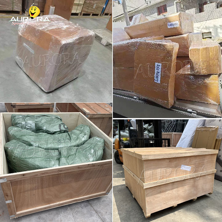 নীল inflatable bouncer নরম খেলার সেট শিশুদের পার্ক বোল পিট সঙ্গে স্লাইড বহিরঙ্গন খেলুন