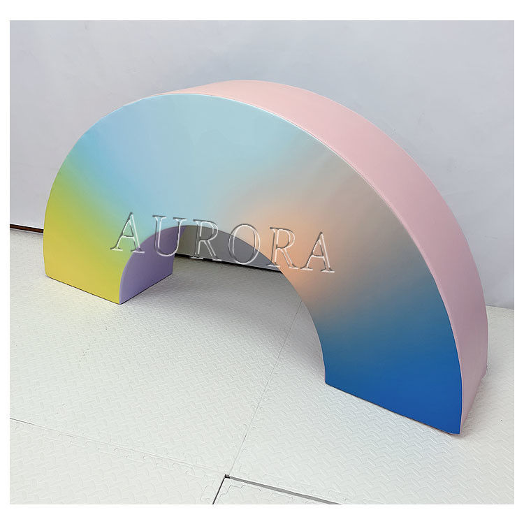 সায়ান ব্লু বোল পিট কিডস সফট প্লে সরঞ্জাম প্লে পার্টি রঙিন মেঘ আর্ক