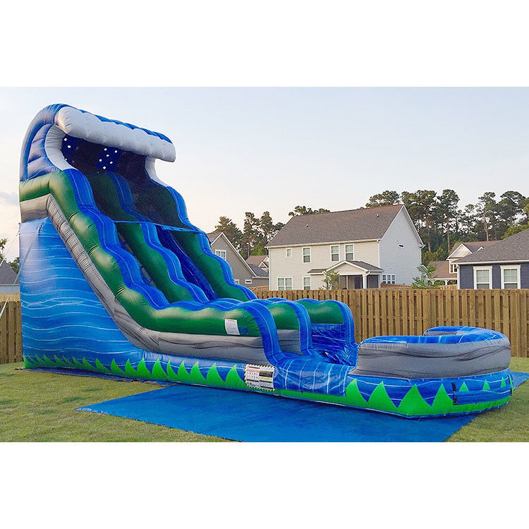 বড় inflatable স্লাইড ওয়াটার লেক inflatable জল পার্ক শিশু এবং প্রাপ্তবয়স্কদের জন্য বহিরঙ্গন